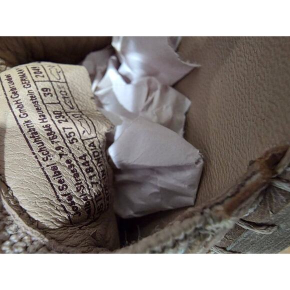 Josef Siegel SOFIE 39 leather FLAT CASUAL BY JOSEF SEIBEL Beige 8,5 S000069 - Picture 10 of 12